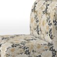 thumbnail image 4 of Designart "Carnation Cosmos II" White Floral Upholstered Accent Chair - Cottage Arm Chair For Living Room, 4 of 7