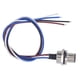 thumbnail image 5 of Enchufe Jack De Montaje En Panel, 250VAC 250VDC Conector M12 De 4 Pines IP67 Cable De Toma De Corriente Impermeable Para Equipos Eléctricos, 5 of 7