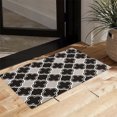 thumbnail image 6 of Washable Floor Mat, Non-slip Door Mat, European Retro Lattice Print, Non-shedding Sewer Mat, for Kitchen Entrance, Bathroom Door, Mudroom Floor, by FAJHHA, 6 of 7