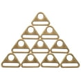thumbnail image 4 of 10pcs Triangle Ring Buckle for Bag Strap Craft - Bronze, 4 of 6
