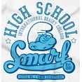 thumbnail image 2 of High School Know It All Brainy Smurf Women's T Shirt Ladies Tee Brisco Brands S, 2 of 5