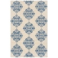 thumbnail image 2 of Safavieh Chelsea Abagail Geometric Area Rug, Ivory/Blue, 5'3" x 8'3", 2 of 10