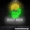 thumbnail image 3 of Handmadetneonsign Root Beer Neon Sign, Beer Glass Wall Art, Beer Bar Pub Party Wall Decor 039759, 3 of 5