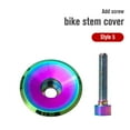 thumbnail image 1 of Bike Aluminium Oil Slick Headset Stem Top Cap Bolt 1/8\\\" Mtb,Commuter, 1 of 9