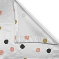 thumbnail image 3 of Ambesonne Pink Polka Dots Kitchen Curtains, Doodled Hand Drawn, 55"x39", Blush Charcoal Grey, 3 of 3