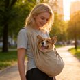 thumbnail image 6 of Large Pet Sling Carrier Up to 40 Lbs, Adjustable Padded Wide Shoulder Strap Thickened Pet Travel Bag, 6 of 7