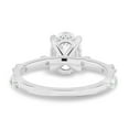 thumbnail image 5 of ESTE ORIGIN 2.00Ct Oval Cut Moissanite Solitaire Engagement Ring – Hidden Halo & Accent Stones in 18K White Gold for Women, 5 of 7