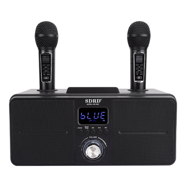 Marcina de Karaoke Para Familia, Kit de Sonido de Alta, Altavoz de Discoteca, Micrófono de Karaoke Integra, Tarjeta de Audio Inalmbrica en vivo, Altavoz de Karaoke