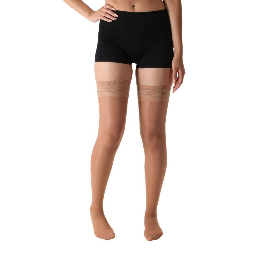 Made in the USA Sheer Compression Stockings Light Graduated Support