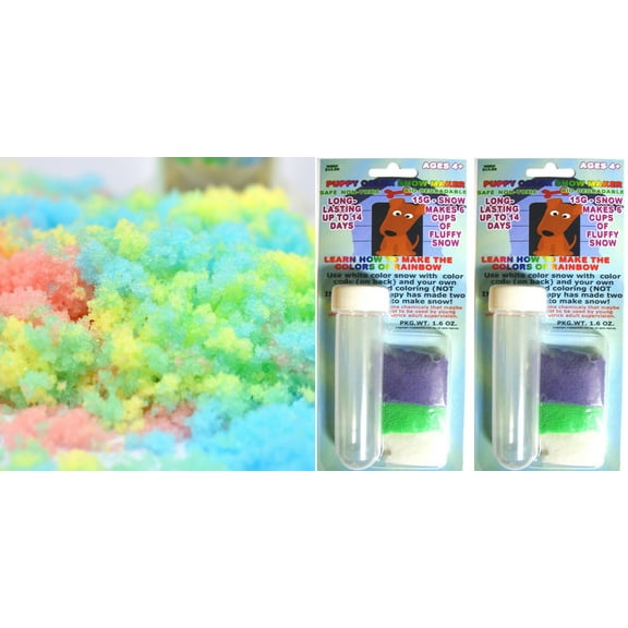 Amazing Magic Color Instant Snow Powder with Test Tube - Great for Gift Giving-12 Sets