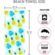 thumbnail image 2 of Toalla de playa, toallas de playa de microfibra de gran tamaño para viajes, toalla de secado rápido para nadadores, toallas de playa a prueba de arena para mujeres, hombres y niñas, toallas de, 2 of 7