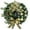 Gold, variant on Christmas Wreath for Front Door with LED Warm Lights,Lighted Christmas Door Wreath with Christmas Balls,Battery Operated Holiday Thanksgiving Fall Winter Decor