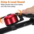 thumbnail image 4 of Bike Bell Aluminum Mini Bicycle Bells with Loud Crisp Clear Sound Bike Ring Bell Bike Accessories for Adults Children Road Mountain Bike, 4 of 7
