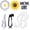 Letter B, variant on 6Pcs Letter Charms, Alphabet Insert Decor Accessories for Beach Tote Handbag