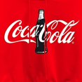 thumbnail image 2 of Ladies Coca Cola Fashion Shirt - Coke Classic Logo Fleece Hoodie, 2 of 7