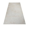 thumbnail image 4 of Latisha Cream Oriental Acrylic Area Rugs for Living Room Jacquard Textured Modern Rugs Soft Geometric Rug for Bedroom Washable Rug Non-Slip Bohemian Carpet Perfect for Dining Room Office Beige, 4 of 4