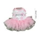thumbnail image 3 of Vestido para mascotas para perros pequeños y medianos gatos – falda de moda, diseño de moño, poliéster transpirable todo tipo para todas las estaciones, rosa púrpura, S/M/L, Ropa de moda para, 3 of 6