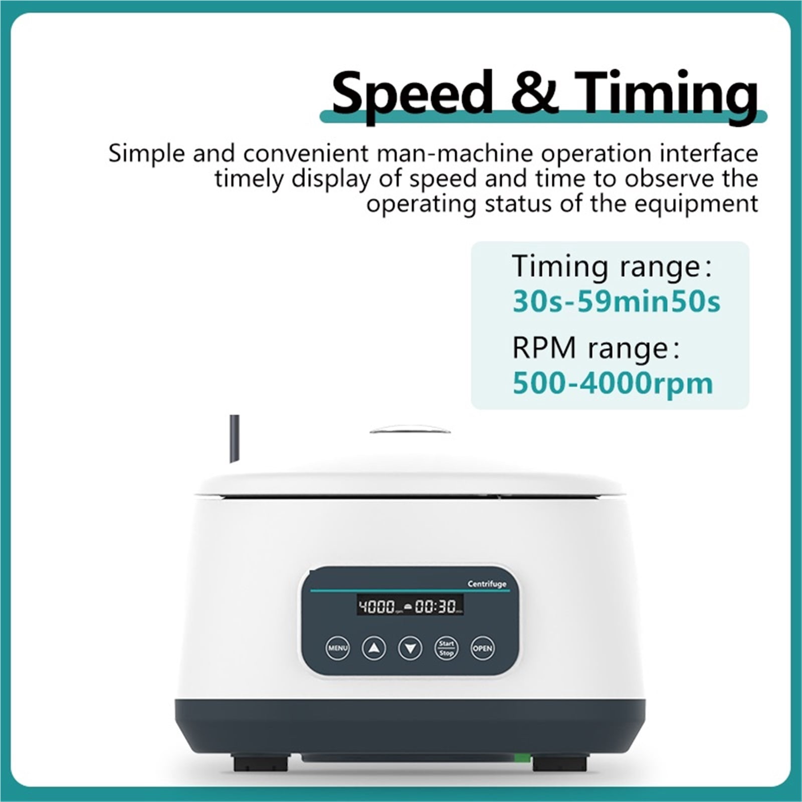 Centrifuge Laboratory Cgf Centrifuge Machine 5/10ml Collection Tube 15ml Centrifuge Tube 1717xg 4000rpm ,Efficient Separation