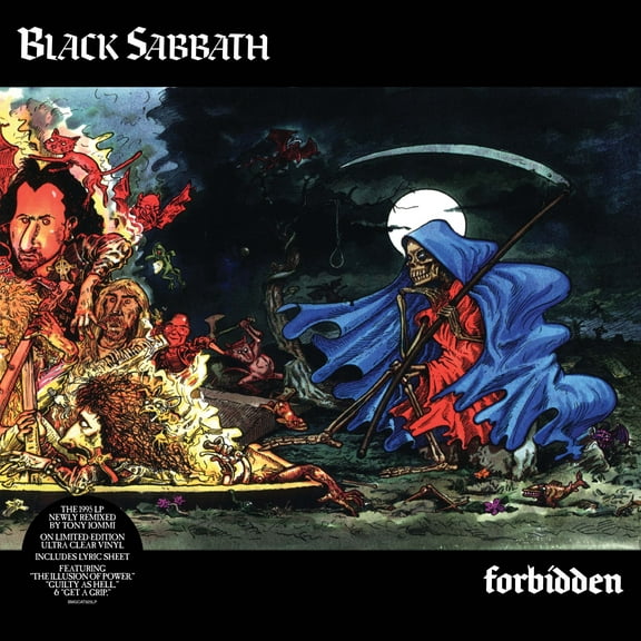 Black Sabbath Forbidden (2024 Tony Iommi Remix) (Vinyl Record) 12" Album (Clear vinyl)