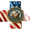 thumbnail image 2 of US United States Navy Wall Hanging Decor Cross US Flag and Navy Symbol Design Home Wall Cross Decor Stars and Stripes Support Our Troops 12 Inch, 2 of 7