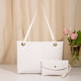 thumbnail image 4 of Bolso bandolera para mujer Casual 2 en 1 Conjunto de bolso Moda para mujer (Blanco) Likrtyny Para Estrenar, 4 of 6