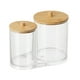 thumbnail image 1 of 1 dispensador de hisopos de algodón, soporte para discos de algodón, contenedor acrílico para cosméticos, soporte para almacenamiento de maquillaje., 1 of 7