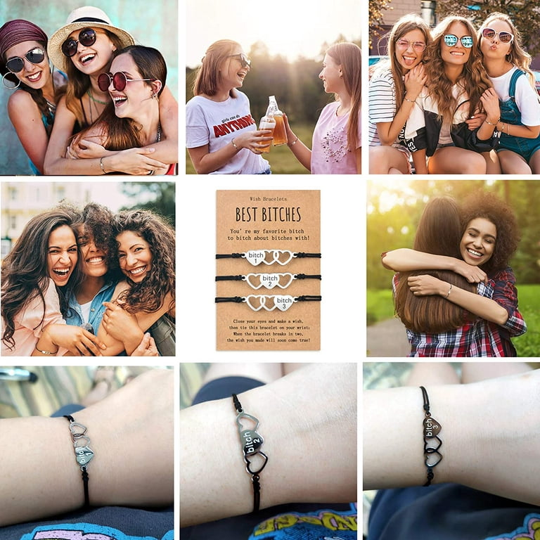 Be Kind of a Bitch Bracelet, Adjustable Hand Braided Wrap Bracelet for  Women Jewelry Gifts Bracelet