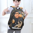 thumbnail image 6 of FORMRS School Backpack 17" Student Travel Bag with Laptop Compartment, Retro Watercolor Planet, 6 of 7