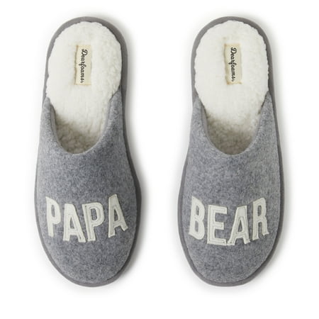 

Dearfoams Men s Carson Papa Bear Family Scuff Slipper