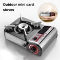 thumbnail image 1 of Meileang Mini Réchaud à Butane 2900W Coupe-Vent pour Camping Randonnée Réchaud en Alliage d'Aluminium Portable Intérieur Extérieur Cuisson Réchaud à Gaz Simple Brûleur, 1 of 7
