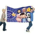 thumbnail image 2 of Snoopy Bandera impresa con temática, regalo perfecto para fanáticos, amigos y familiares, y adecuada para actividades al aire libre e interiores, decoraciones de fiesta. 90 cm × 150 cm., 2 of 6