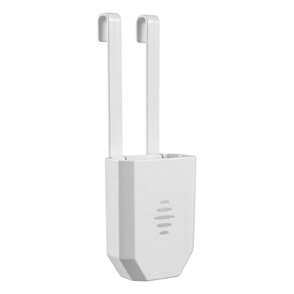 Toyeng Hanging Toilet Tank Cleaner Tablet Holder Adjustable Cleaning Block Caddy, White, 5.5 x 1.6 in