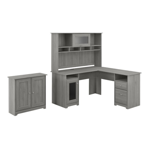 Bush Furniture Cabot Collection Desk with small storage