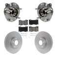 thumbnail image 1 of Transit Auto Front Hub Bearing Assembly Coated Disc Brake Rotors and Ceramic Pads Kit for Car 2017-2018 INFINITI Q70 Hybrid with RWD with Sport Package KBB-121276, 1 of 2