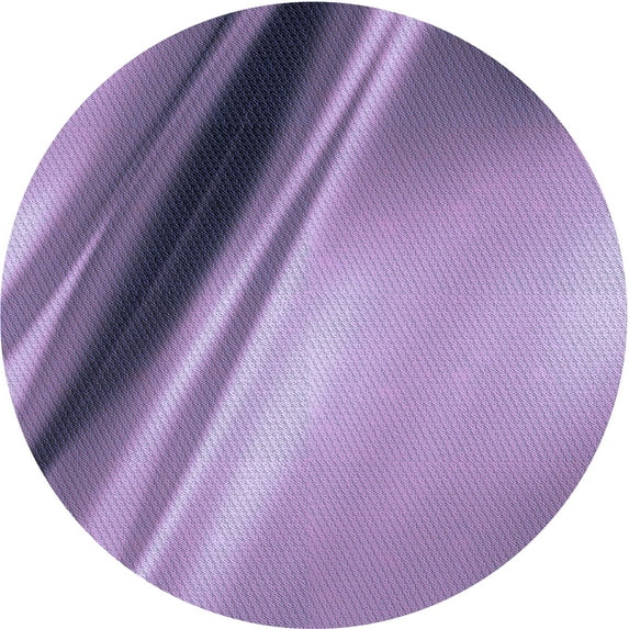 Ahgly Company Indoor Round Patterned Bright Lilac Purple Area Rugs, 8' Round