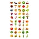 thumbnail image 4 of 50 hojas de pegatinas de frutas y verduras para portátiles, botellas de agua, juguetes, coches, neveras, comida, pegatinas despegables para niños que aprenden., 4 of 5