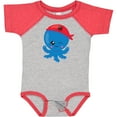 thumbnail image 3 of Inktastic Pirate Octopus, Cute Octopus, Little Octopus Boys or Girls Baby Bodysuit, 3 of 5