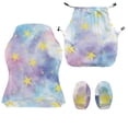 thumbnail image 2 of Xixirimido Gaming Chair Covers Stretch Removable Washable Computer Reclining Gaming Chair Protector Slipcovers with Armrest Covers, Stars Colored Tie-dye, 2 of 8
