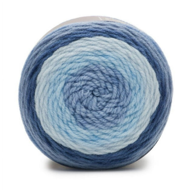 Bernat Pop Medium Acrylic Blue Chambray Yarn 280 yd