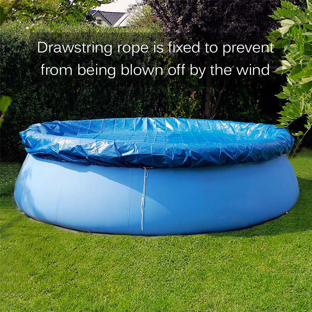 Round Cali Blue Above Ground Solar Pool Cover Thermo-Tex 15 ft 9.5 Mil 