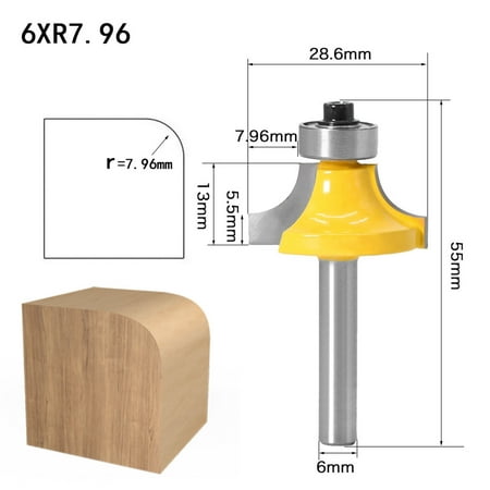 

Mittory Fillet Trimming Machine Drill Woodworking Milling Cutter Tool Fillet Trimming Drill