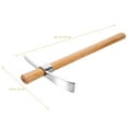 thumbnail image 3 of BERTDOMD 3-Piece Stainless Steel Garden Hoe Set with Hand Tiller - and Convenient Gardening Tools for Home Use, 3 of 5