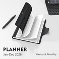 thumbnail image 2 of 2026 Planner - Academic Weekly & Monthly Planner 2026 with Monthly Label,6.7" x 8.7", Jan. 2026 - Dec. 2026, Daily Planner with Pen Holder, Perfect for School & Office Schedule, 2 of 8
