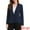 Deep Blue, variant on DARING DIVA Women's Casual Long Sleeve One Button Pockets Suit Jacket XS Black