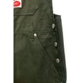 thumbnail image 4 of Revolt Plus Size Women's Juniors Twill or Denim Short Overalls (Olive, 20), 4 of 4