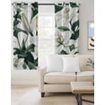 thumbnail image 2 of Summer Flower Blackout Curtains for Bedroom Living Room Darkening Curtains 63 Inches Long Lily Floral Watercolor Plant Country Window Curtain 2 Panels Set Window Treatment Grommet Drapes 42"x63", 2 of 9