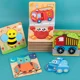 thumbnail image 2 of Kids Wooden Stereo Graphic Baby Guidance Early Childhood Cartoon Animal Buckle Handle Small Panel Wooden Toy Gong Bohan unisex, 2 of 2