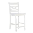 thumbnail image 1 of Powell Furniture Asher Counter Bar Stool, White, 1 of 10
