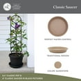 thumbnail image 2 of The HC Companies Flower Pot Saucers - Plastic Plant Saucer for Outdoors & Indoors - Traditional Design Plant Pot Trays for Water Drainage - Durable & Stylish Round Plant Tray 16-inch Sandstone, 2 of 7