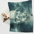 thumbnail image 6 of Yiaed Scary Moon And Clouds Print Dog Blankets-Cat Blanket Washable for Couch Protection,Puppy Blanket, Soft Plush Reversible Throw Furniture Protector-Large, 6 of 8